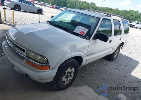2003 Chevrolet Blazer Ls из США, поврежденный, VIN 1GNDT13X33K150515